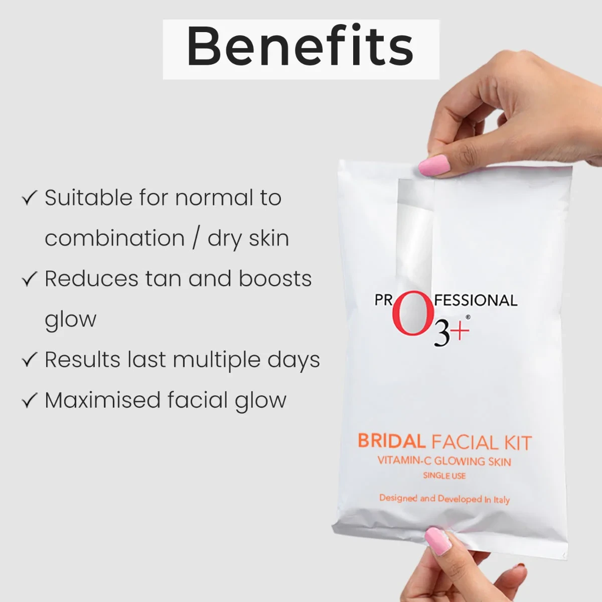 Bridal Facial Kit Vitamin C Glowing Skin (136gm) Hover